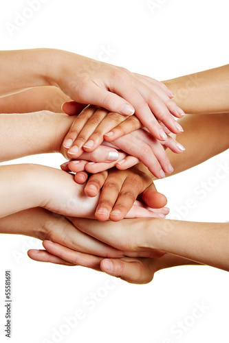 Photo: Hands as concept for help and support Hands as concept for help and support