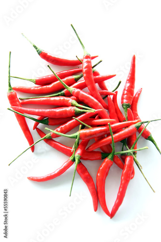 Photo: Red hot chili in a bowl. Red hot chili in a bowl.