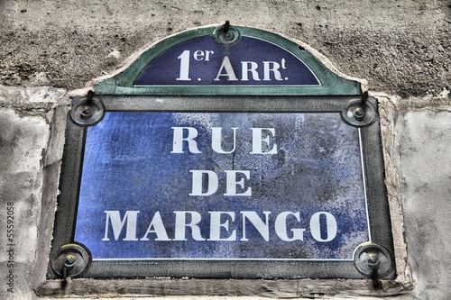 Photo: Street sign in Paris Street sign in Paris