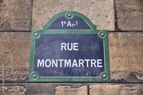 Photo: Paris street - Rue Montmartre Paris street - Rue Montmartre