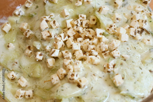 Photo: Gurkensalat mit Feta Gurkensalat mit Feta