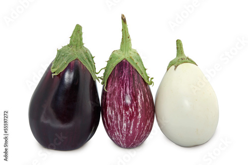 Photo: variétés d'aubergines variétés d'aubergines
