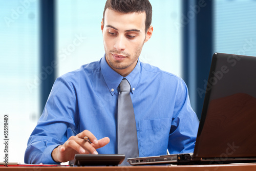 Photo: Businessman accounting Businessman accounting