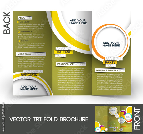 Vector: Tri-Fold Corporate Business Store Brochure Design Tri-Fold Corporate Business Store Brochure Design