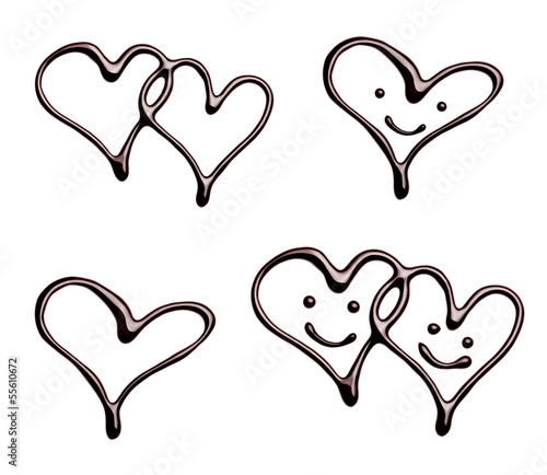 Photo: chocolate heart love valentine day chocolate heart love valentine day