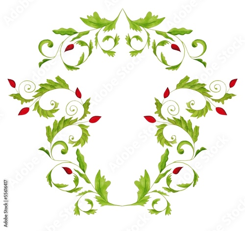 Illustration: Elegant floral design Elegant floral design