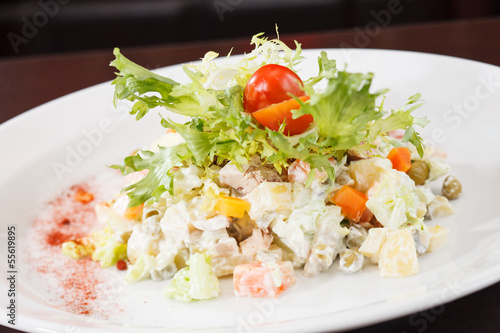 Photo: Russian salad Russian salad