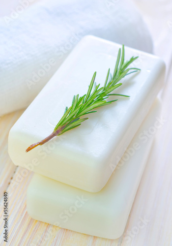 Photo: White soap White soap
