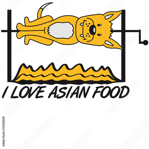 Illustration: I Love Asian Food I Love Asian Food