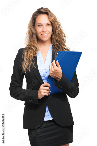 Photo: Smiling businesswoman Smiling businesswoman