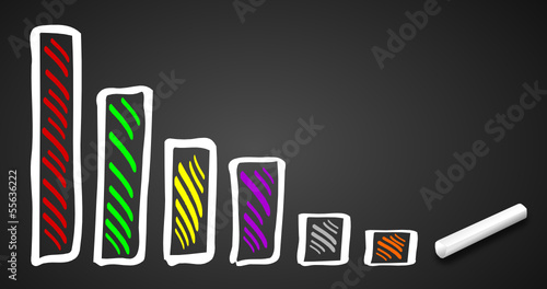 Vector: Chart Tafel bunt Chart Tafel bunt