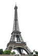 Eiffel Tower over white background Eiffel Tower over white background
