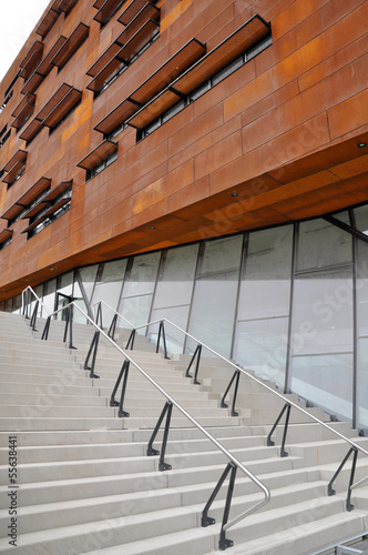 Photo: Neue Gebäude der Wirtschafts Universität in Wien Neue Gebäude der Wirtschafts Universität in Wien