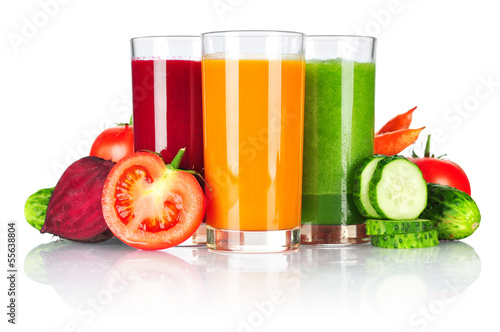 Photo: Fresh vegetable smoothie Fresh vegetable smoothie