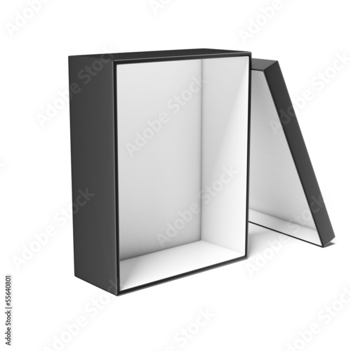 Illustration: Black Gift Box Black Gift Box