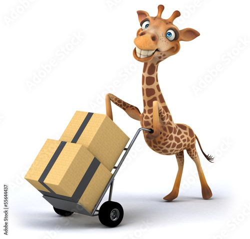 Illustration: Fun giraffe Fun giraffe