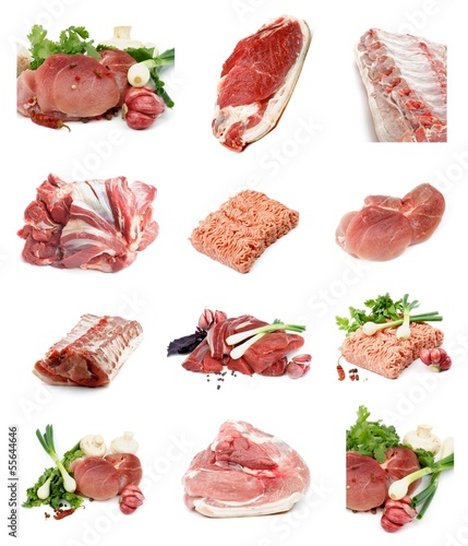 Photo: Collection of Raw Meat Collection of Raw Meat