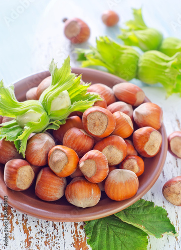 Photo: hazelnuts hazelnuts