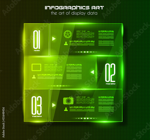 Vector: Infographic design template with design elements Infographic design template with design elements