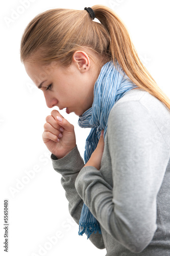 Photo: young woman having a cold young woman having a cold