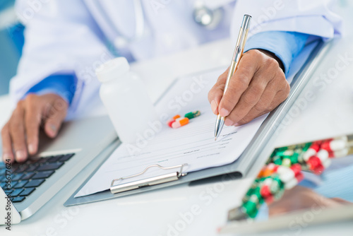 Photo: Medicament prescription Medicament prescription