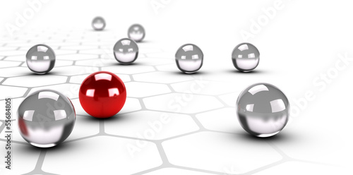 Illustration: Innovation and Unique, Business Difference Background Innovation and Unique, Business Difference Background
