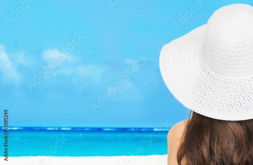 Photo: girl posing on the beach girl posing on the beach