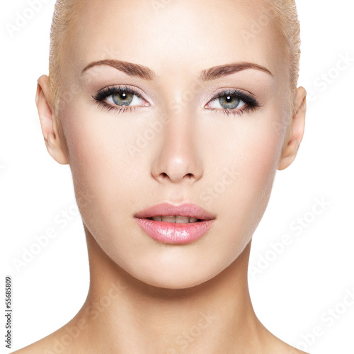Photo: Portrait of the beautiful blond woman Portrait of the beautiful blond woman