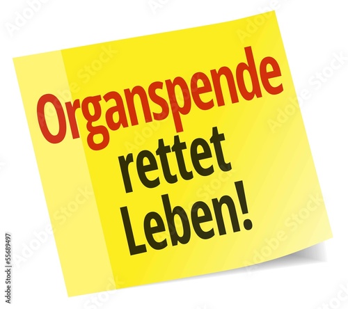 Vector: Organspende rettet Leben Organspende rettet Leben