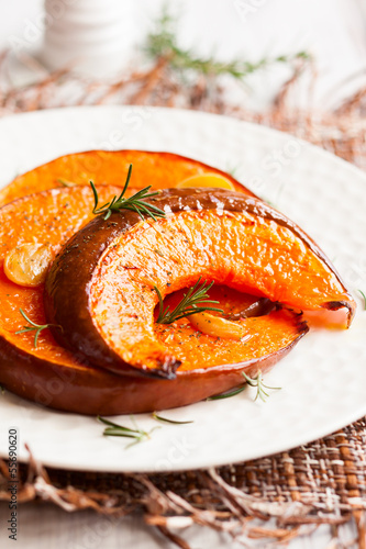 Photo: roasted pumpkin roasted pumpkin