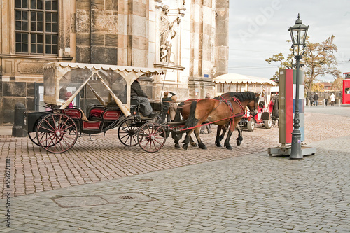 Photo: On the street in Dresden On the street in Dresden