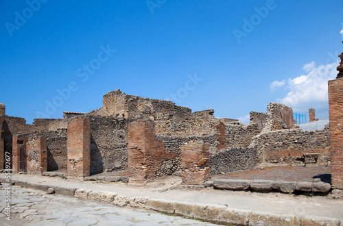 Photo: ancient Roman city of Pompeii, which was destroyed and buried by ancient Roman city of Pompeii, which was destroyed and buried by