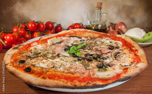 Photo: Pizza capricciosa Pizza capricciosa