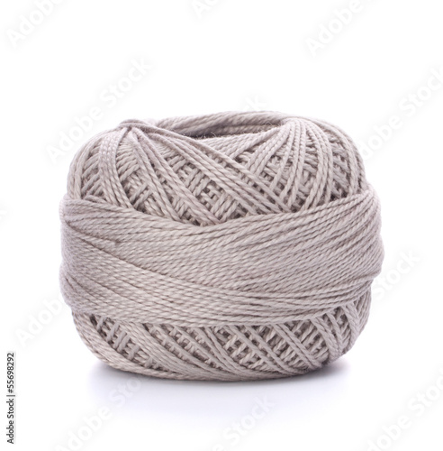 Photo: spool of grey thread spool of grey thread