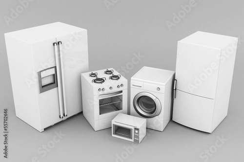 Illustration: household appliances household appliances