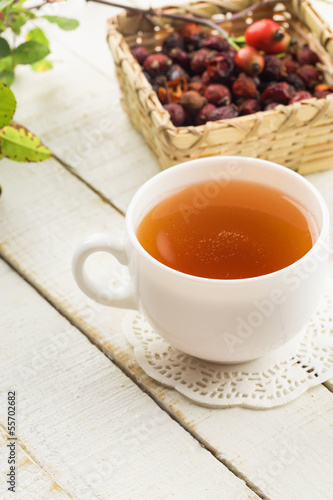 Photo: Tea with dry briar Tea with dry briar