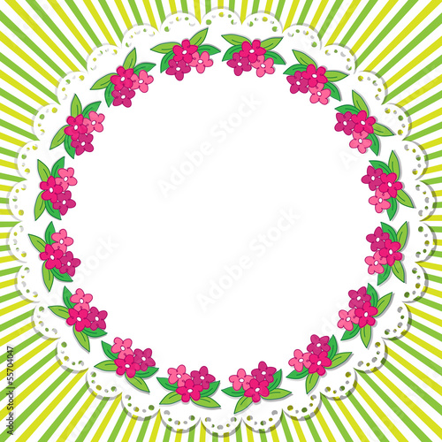 Illustration: Flowers frame 2 Flowers frame 2