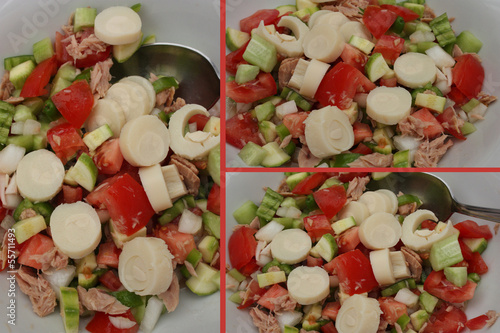 Photo: Salade composée : Thon Coeur de palmier .... Salade composée : Thon Coeur de palmier ....