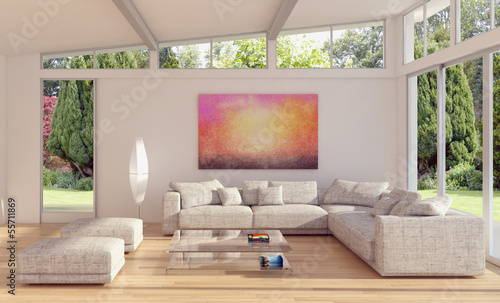 Illustration: Living room Living room