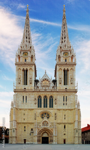 Photo: Zagreb, cathedral in Croatia Zagreb, cathedral in Croatia