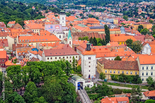 Photo: Old upper town in Zagreb Old upper town in Zagreb