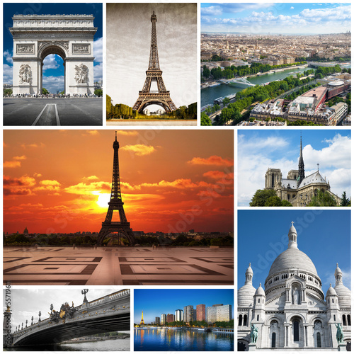 Photo: parigi collage parigi collage