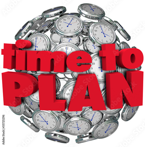 Photo: Time to Plan Clock Sphere Planning for Goal Achievement Time to Plan Clock Sphere Planning for Goal Achievement