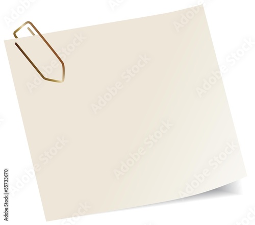 Vector: Notizzettel Notizzettel