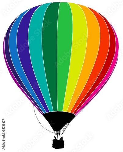 Vector: Heißluftballon Heißluftballon