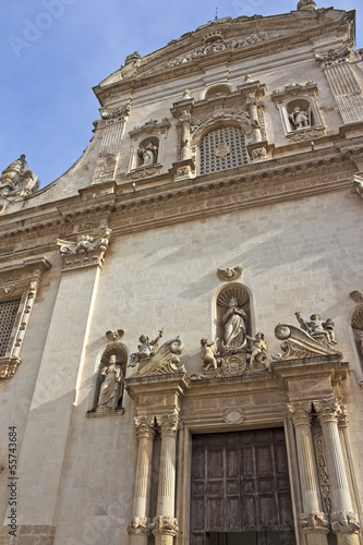 Photo: Galatina, particolare del duomo - Puglia - Italy Galatina, particolare del duomo - Puglia - Italy