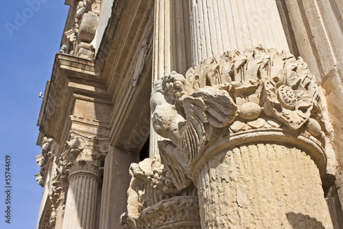 Photo: Galatina, particolare del duomo - Puglia - Italy Galatina, particolare del duomo - Puglia - Italy