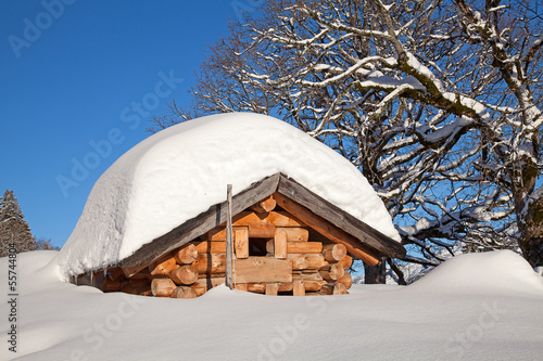 Photo: Winter in alps Winter in alps