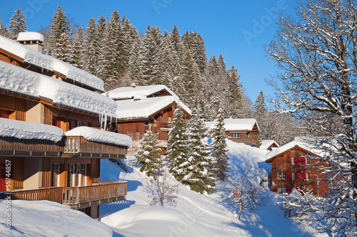 Photo: Winter in alps Winter in alps