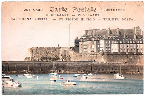 Photo: Carte postale ancienne, Saint-Malo Carte postale ancienne, Saint-Malo